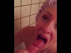 Blowjob POV Shower Small Tits 
